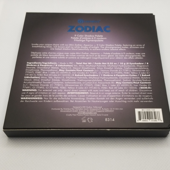 Zodiac Aquarius Eye Shadow Palette - Picture 3 of 4